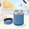 スープジャーへお湯だけを入れて持参する準備
